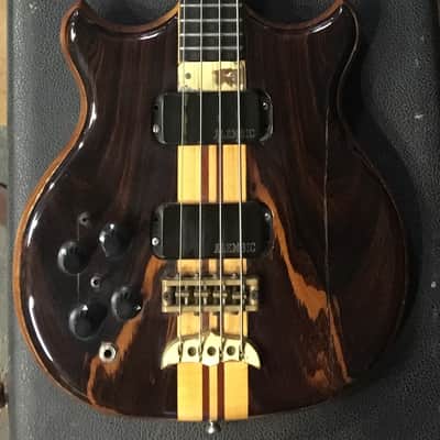 Alembic Stanley Clarke Artist Bass Left Handed 1987 Mahogany image 1