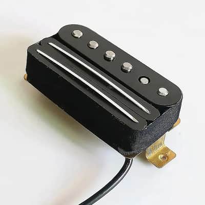 Black 3 Coils Dual Rails Humbucker Guitar Pickup image 2