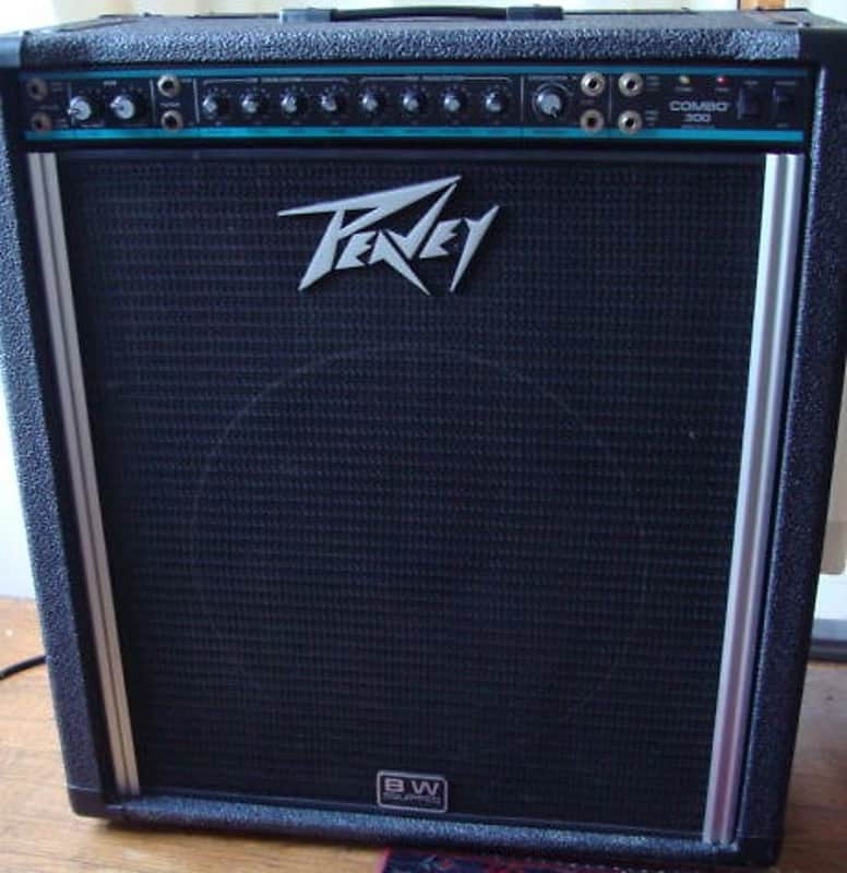 Peavey Combo 300 bass or guitar amp 1989 Black image 1