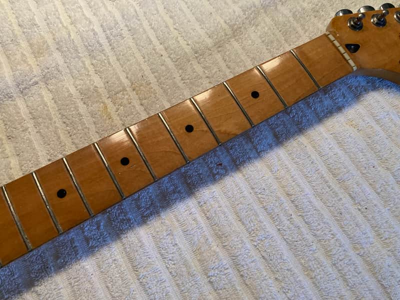 Fender MEXICO(MIM) 1993-1994 Stratocaster MN3 Silver Logo Mapel