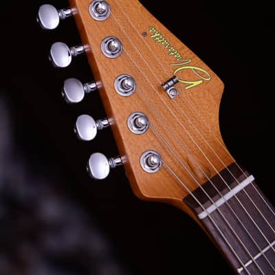 Dhatarattha HSS Strat-Style – White Nitro Relic image 7