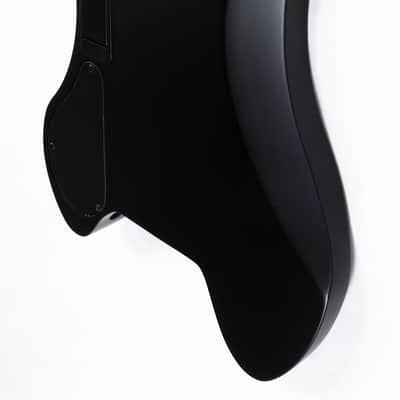 Agile Headless 6 String Baritone Electric Guitar GEODESIC PRO 630 RL MOD Flat Black image 17