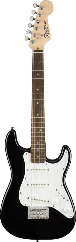 Squier Mini Stratocaster Electric Guitar Black image 1