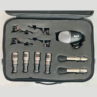 CAD "TOURING7" Drum Mics — Kick, 4 Snare/Toms, 2 Overheads + Case image 6