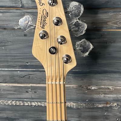 Sterling by Music Man Left Handed StingRay Ray 4 Electric Bass- Satin Sunburst image 8