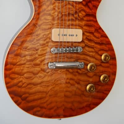 Gibson Les Paul Custom Shop Class 5 P90 pickups Rare & Beautiful 3D Quilt Top 2001 - Sienna Sunburst image 4