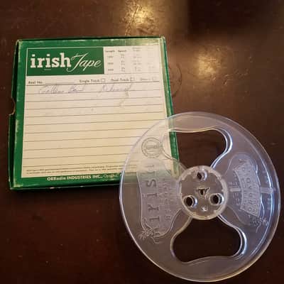 Random premium empty 7" Reel in box takeup supply R2R 1/4" tape deck recorder Scotch Audiotape Memorex Ampex 1950s-1970s - plastic and paperboard image 12