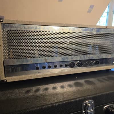 Marshall JCM25/50 "Silver Jubilee" Model 2550 2-Channel 50-Watt Guitar Amp Head 1987 - 1988 - Silver image 15