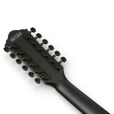 Ibanez AEG1221BOT AEG Series 12-String Acoustic-Electric Guitar, Black Out image 9