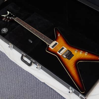 Dean ML 79 F electric guitar in Trans Brazilia w/ Hard Case