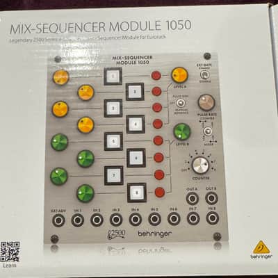 Behringer 1050 Mix-Sequencer Eurorack Module 2021 - Present - Silver image 2