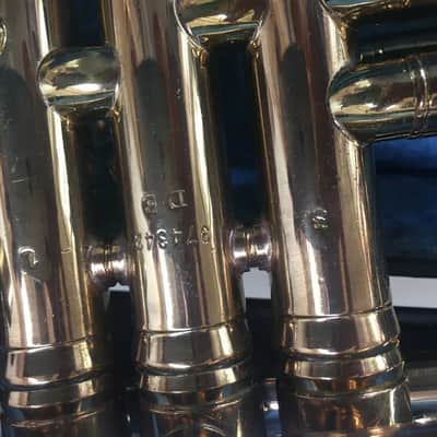 RARE Vintage 1960 King Super 20 "Silver-Sonic" Professional Bb Trumpet; with Case, Mouthpiece image 7