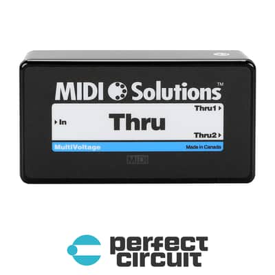MIDI Solutions Thru 2 Output MIDI Thru Box image 1