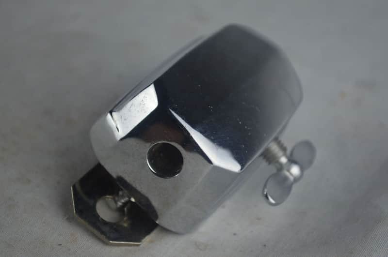 *Premier Bass Cymbal L-Arm / Floor Tom Leg Mount Chrome Vintage 60s England* image 1