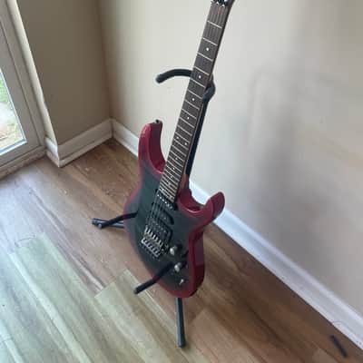Fernandes Unknown 90s? - Pink exterior with black burst in center image 8