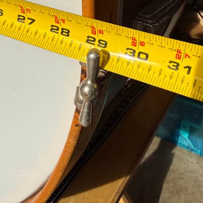 Leedy and Ludwig Concert / Symphony Bass Drum 1950-1954 - Mahogany and Maple Natural image 10