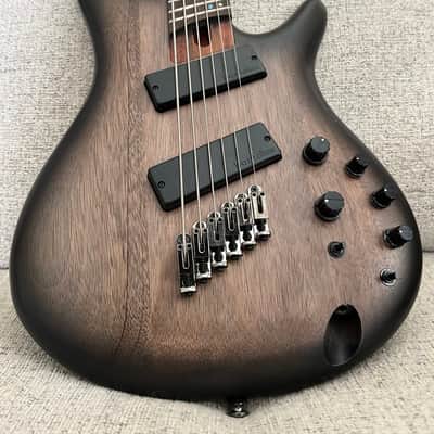 Ibanez SRC6MS-BLL Bass Workshop Multi-Scale Soundgear 2023 - Present - Black Stained Burst Low Gloss image 3