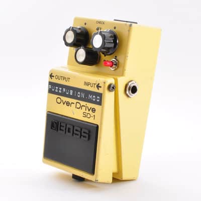Boss SD-1 Modified FuzzFusion SuperOverdrive Clipping 1N34A&LED3mm Used From Japan #JJ79777 image 9
