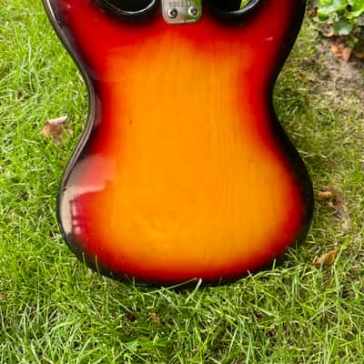 Vintage Univox Hi-Flier Phase III Sunburst MIJ Kurt Cobain Nirvana All Original image 4