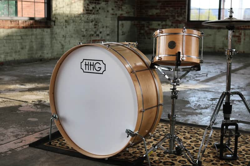 HHG Drums Maple Single Tension Drum Set  Natural Satin Lacquer image 1