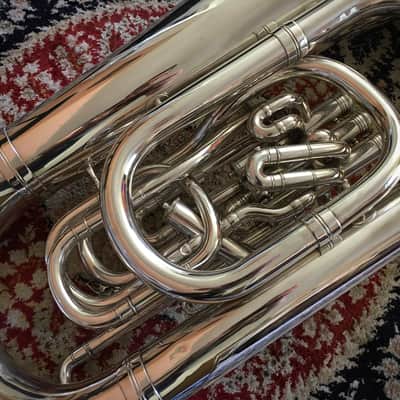 Besson Sovereign BE-981 Compensating EEb Tuba w/hard & soft cases image 13