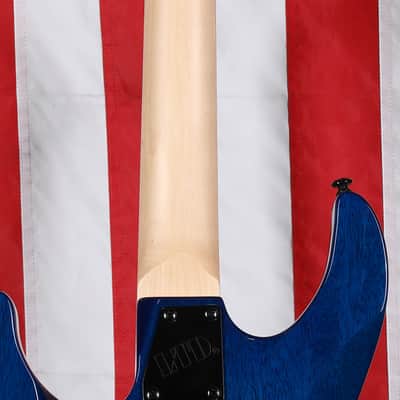 ESP LTD MH-203 QM - See Thru Blue image 6