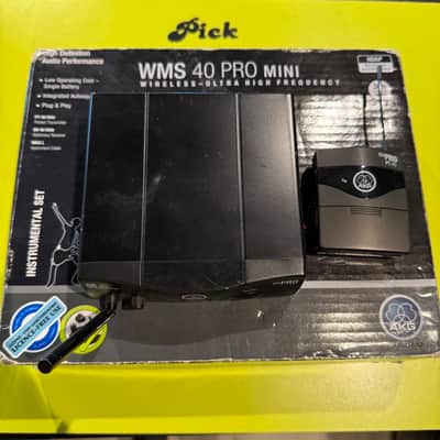 AKG WMS40 Mini Pro Wireless Instrument System 2010s - Black image 1
