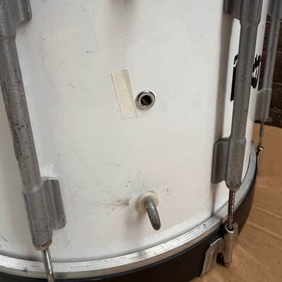 Dynasty 22" Marching Bass Drum w/ Irvington HS Bulldogs Head - Safe-T-Loc Hoops - Made in Mexico - Used image 15