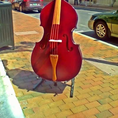 Engelhardt EM1 Left-Handed Brown 3/4 Upright Bass image 3