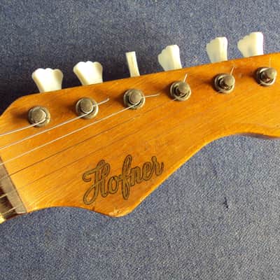 Vintage original Höfner 173 , Vinylcover, Tremolo , 3 Pickups, from 1962 image 7