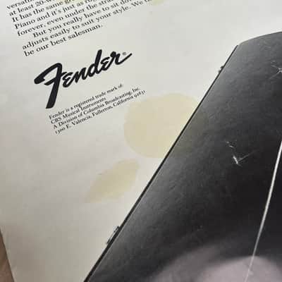 1970’s Fender Rhodes Dealer Poster “Let Your Fingers Do The Talking” Vintage Case Candy Collector image 6