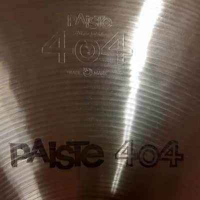 Paiste 14" 404 "Black Label" Hi-Hat Cymbals (Pair) 1974 - 1980 image 6