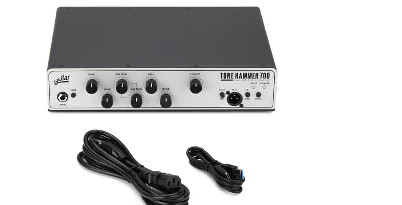 Aguilar TH700V2 Tone Hammer Gen 2 700-watt Bass Amplifier Head -NEW image 1