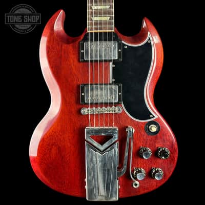 Used 2020 Gibson Custom Shop 60th Anniversary 1961 Les Paul SG Standard Sideways Vibrola Cherry w/case TSU25245 image 1
