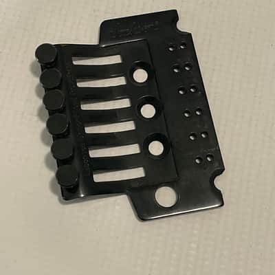 2000's Japan Jackson Licensed JT-580LP Floyd Rose Tremolo Bridge Black Base Plate image 1