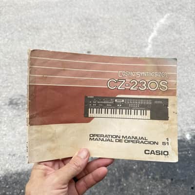 Casio CZ-230S Manual