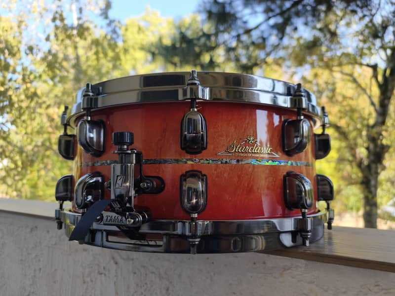RARE Tama Starclassic EXOTIX Red viking snare image 1