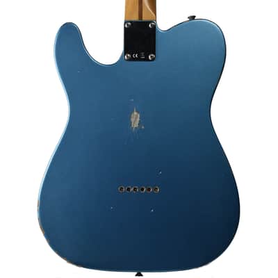 USED 2021 Fender Vintera Road Worn '50s Telecaster - Lake Placid Blue image 4