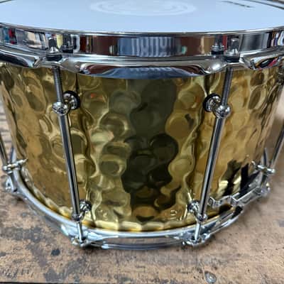 Dallas Drum 14x8 Hammered Brass Snare Drum 2025 - Hammered brass image 5