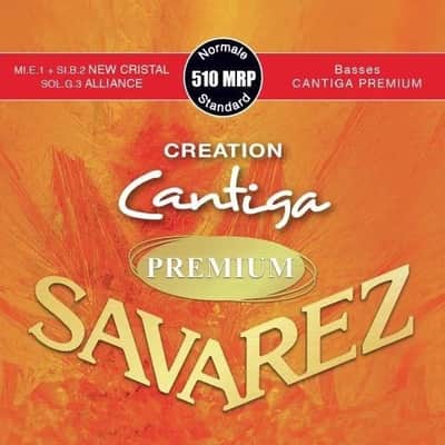 Savarez Creation Cantiga Premium Normal Tension Classical Guitar Strings- 510MRP image 2