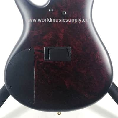 Ibanez Ibanez SR300EDXWZM 4 string Electric Bass -Wine Red Frozen Matte image 4