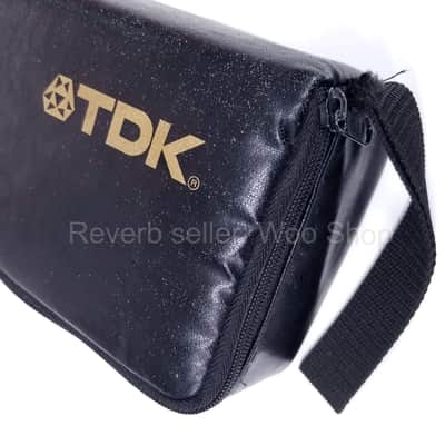 Lot of 15 TDK B-90 Type 1 Audio Cassette Tapes, New in Soft Storage Carry Case image 3
