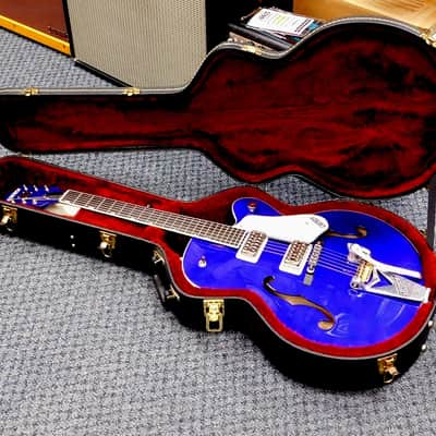2001 Gretsch G6120SH Brian Setzer Hot Rod Hollowbody Electric Guitar w/Case! Cobalt Blue! VERY NICE!!! image 1