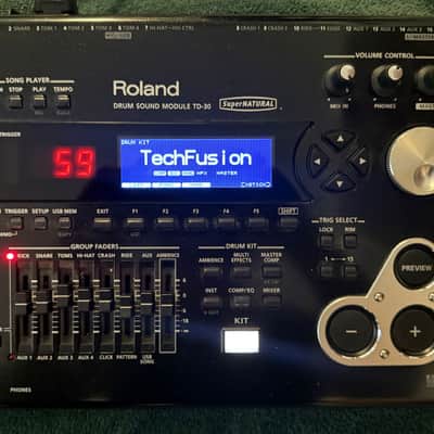 Roland TD-30 Drum Sound Module 2012 - 2016 - Black image 4