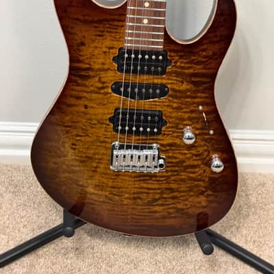 Suhr Modern Plus HSH with Pau Ferro Fretboard 2018 - Present - Bengal Burst image 2