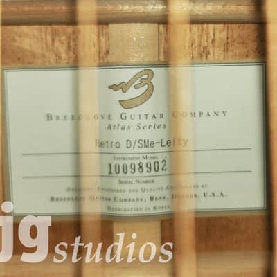 Breedlove Atlas Series - Retro D/SMe-Lefty... Nice in Case! image 8