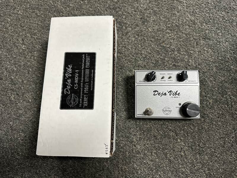 Fulltone Custom Shop Mini Deja'Vibe CS-MDV-1 (w/ Box & Original 18V Power Supply) image 1