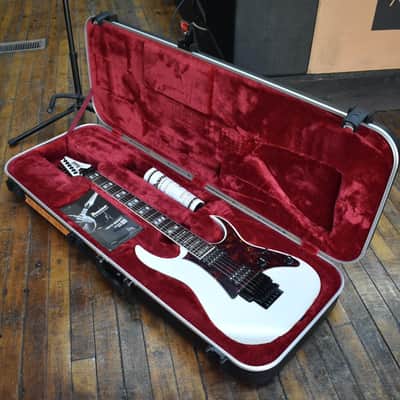 Ibanez Prestige RG653DX Electric Guitar White Flat w/Hard Case image 9