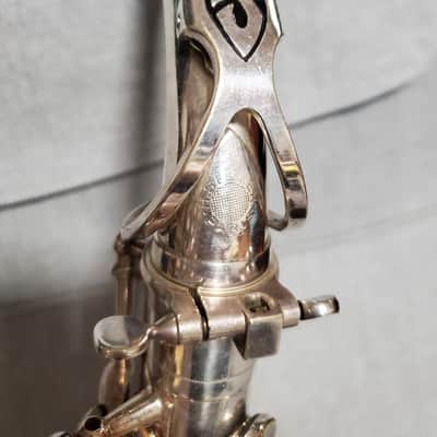 Selmer Mark VI Alto Saxophone, original silver plate and 5-digit! image 6