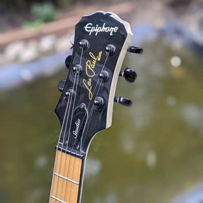 Epiphone Les Paul Negative Standard w/ Gibson Burstbuckers & Hard shell case image 5